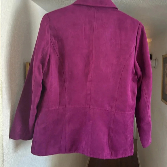 Draper & Damon’s lightweight suede effect jacket size Med EUC - Picture 3 of 3